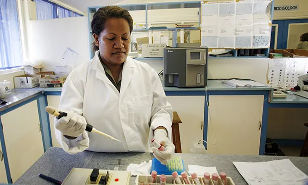pathology laboratory DFAT Australian Aid via Flickr