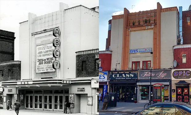 Easy as ABC: the venue as it looked in 1963 (left) and how it looks now (right).