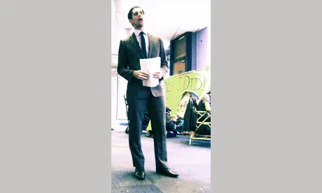 Alessio Rastani at the Bank of Ideas