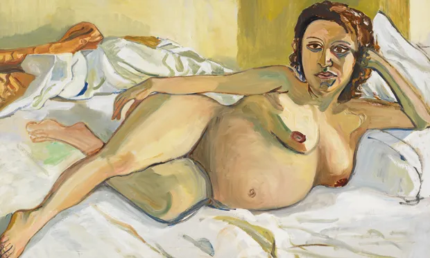 "Nonchalant confidence and pride": Pregnant Maria by Alice Neel. Courtesy David Zwirner, New York/London and Victoria Miro, L