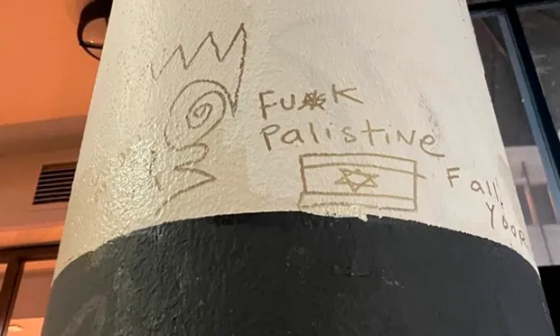 Jewish leader condemns ‘hateful’ anti-Palestinian graffiti found in Dalston