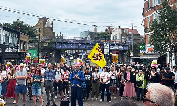 Anti-racism protest on Saturday 10 August 2024