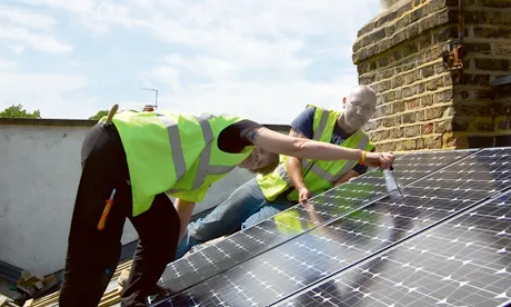 Athena Electrical install solar panels