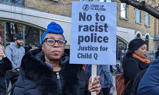 The Child Q scandal sparked protests in Hackney.