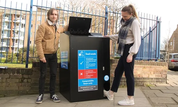 Waste bosses launch food bin trial for people living above shops in Hackney