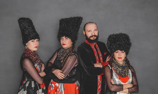 DakhaBrakha, Barbican, stage review: ‘Riotous explosion of colour and reinvention’