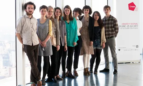 Assemble at the launch of the CREATE11 arts festival programme. Photo: James Medcraft Photography/CREATE11