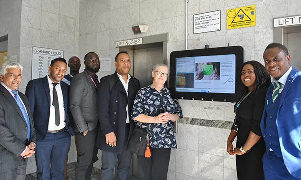 Town Hall tests out digital noticeboards and new signs for Hackney’s estates