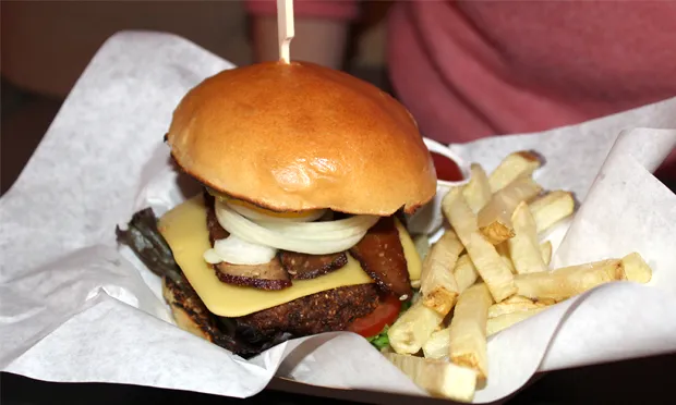 "A carefully planned masterpiece": Doppleganger's Classic burger. Photograph: Jade King