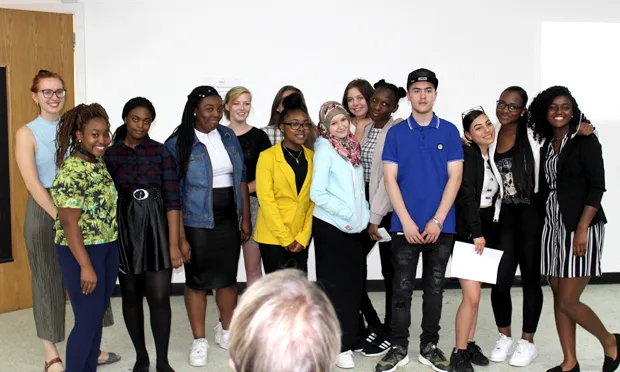 Empire state of mind: the twelve prospective producers. Photographs: Andrew Barnes