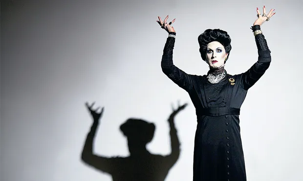 Berlin to Broadway: Frau Welt (aka actor Peter Clements). Photograph: Holly Revell