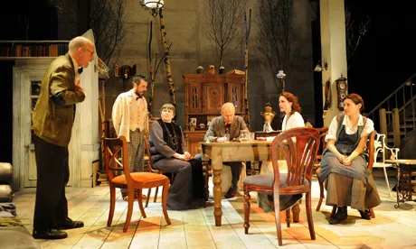 Full cast of Uncle Vanya. Photo by Robert Day