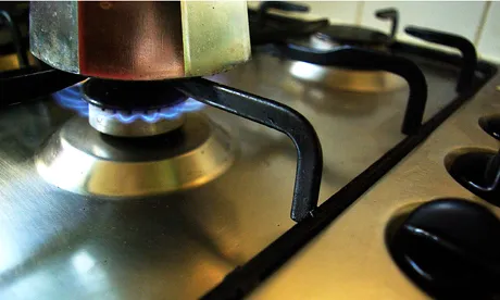 Gas hob with expresso maker