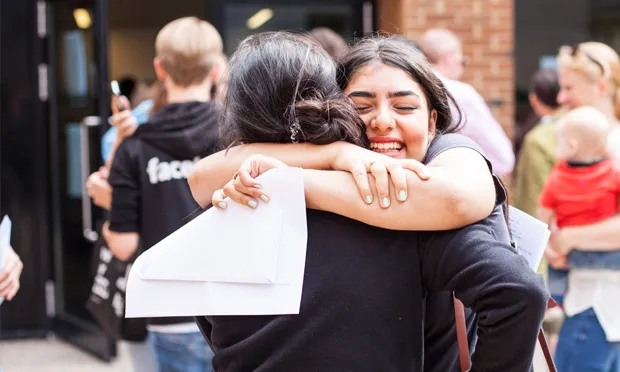 Hackney pupils pick up their GCSE results