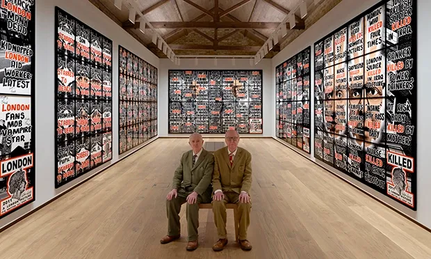 Artists Gilbert & George on life in East London, sensationalism, and the success of their gallery