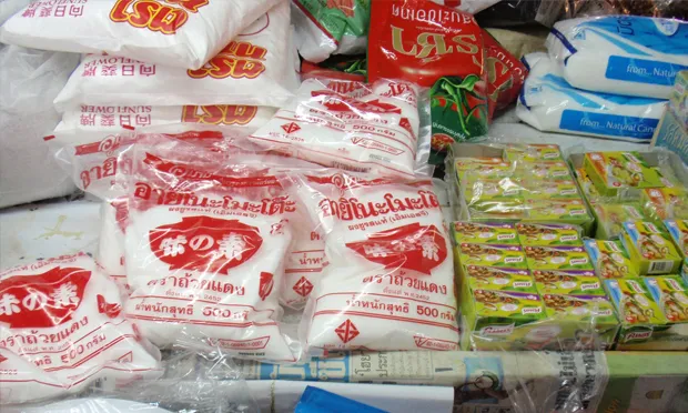 Monosodium glutamate (MSG): umami in its controversial chemical form. Photograph: J.M. Lawton