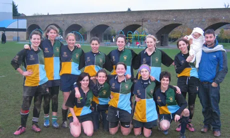 Hackney Ladies celebrate triumphant rugby debut