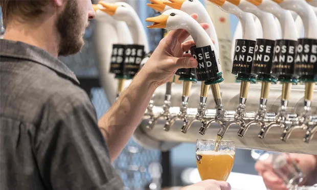 Goose chase: the Chicago firm's new brewpub will open its doors in Shoreditch in late summer this year