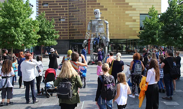 Hackney-based theatre company wows crowds with Iron Man walkabouts