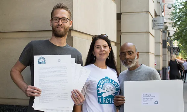 Campaigners fighting railway arches sell-off deliver petition to transport secretary