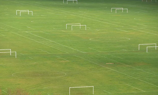 Hackney Marshes, the current home of Sporting Hackney FC.
