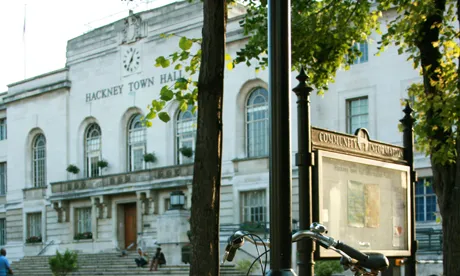 Hackney Town Hall. Photograph: Hackney Citizen