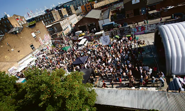 Crowds at Hackney WickED