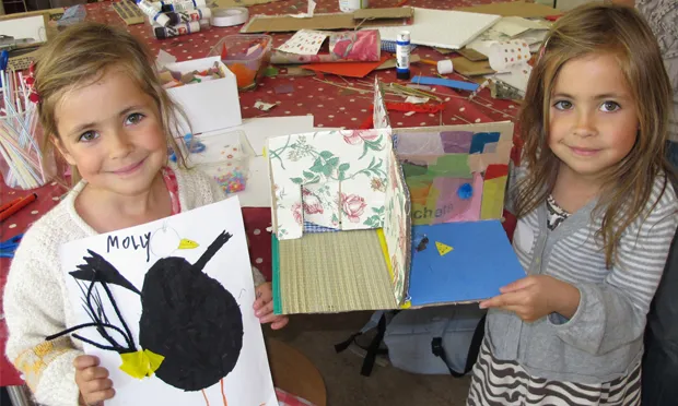 Little makers: The Geffrye Museum got children to decorate their ideal room as part of a workshop
