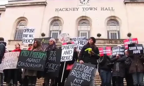 Strippers and vicar unite to fight cleanup campaign