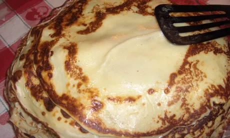 A heap of pancakes. Photo: Leo Johannes