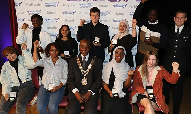 Young people celebrated at ‘inspirational’ Jack Petchey Foundation awards