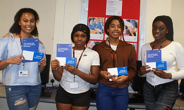 Local students ‘go above and beyond’ to bolster their college’s Covid testing scheme