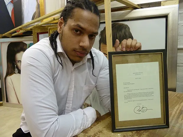 Homerton artist thrilled after Obama praises ‘billion-dollar painting’