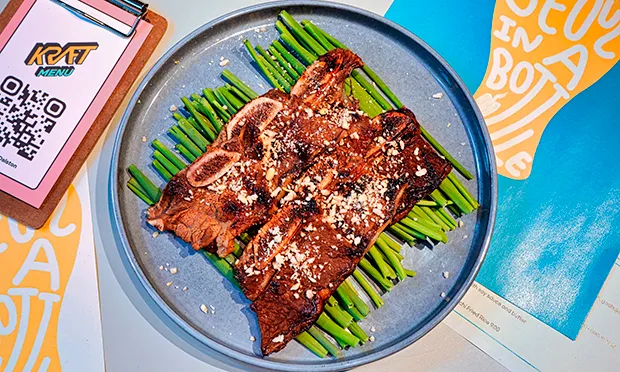 Seoul in a Bottle, Kraft Dalston, food review: ‘Stuck in the middle and confused’