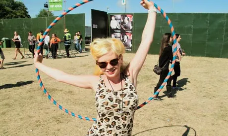 Louise Cattell at the Lovebox music festival