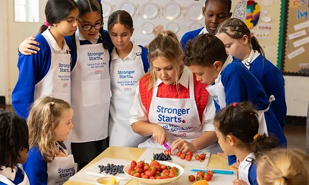 Hackney schoolchildren star in supermarket giant’s healthy eating campaign