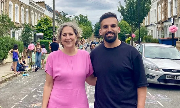 Caroline Woodley and Mete Coban