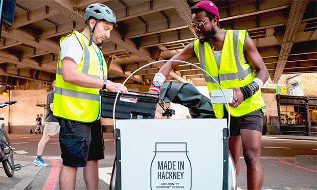 Community kitchen appeals for cyclists to deliver free meals to Hackney’s most vulnerable