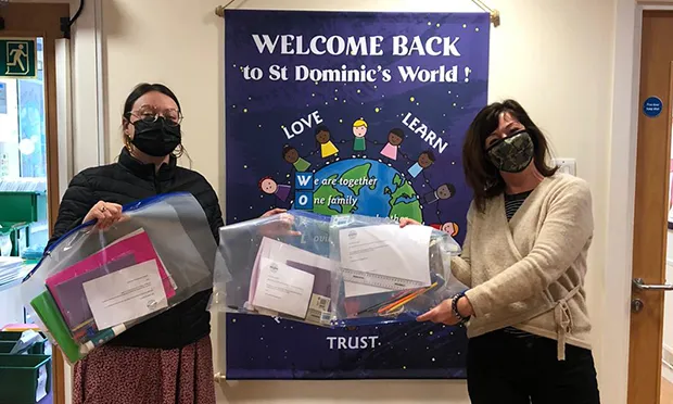 ‘Sadly necessary’: School staff donate stationery to borough’s most vulnerable kids