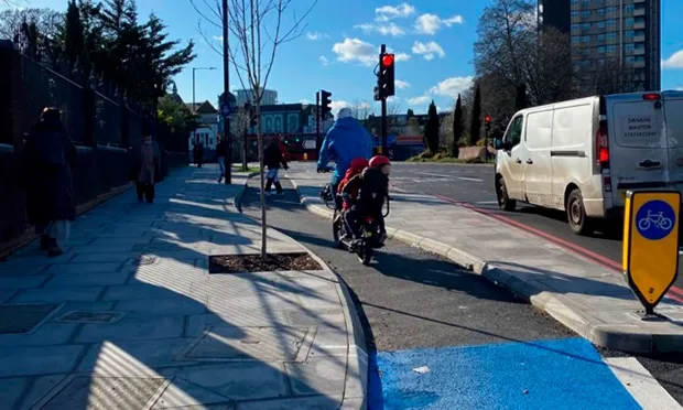 ‘From dangerous to extremely safe’: Hackney cyclist praises Clapton roundabout makeover