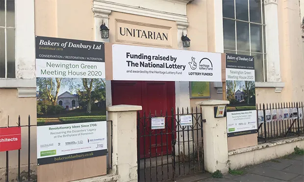 Historic Newington Green Meeting House shuts for a year as work begins on £1.8m revamp