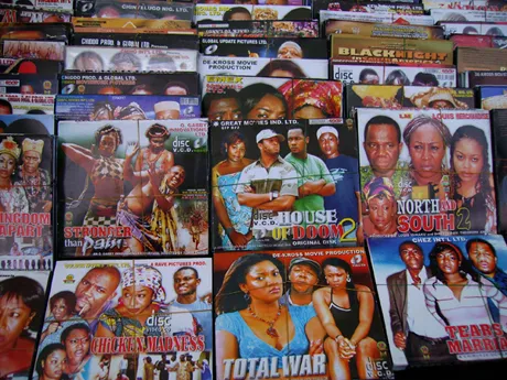 West Africa to East London: Nollywood DVDs at Ridley Road Market Photo:©Josh Loeb
