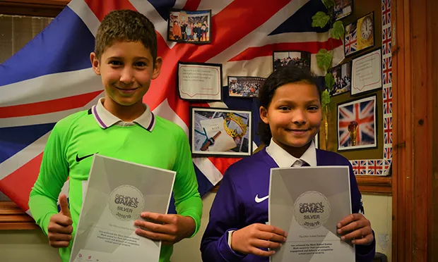 Hackney primary ‘delighted’ after winning School Games award for sporting success