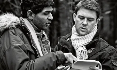 Owen Sheers with Amit Gupta director Resistance