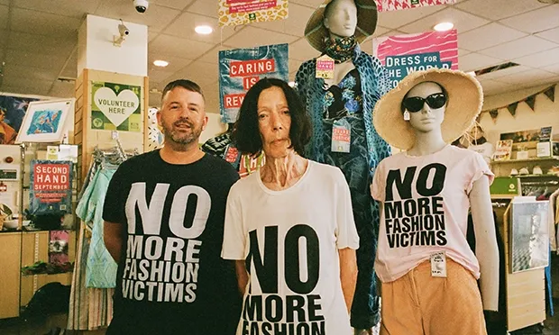 Legendary designer Katharine Hamnett backs Oxfam’s Secondhand September campaign