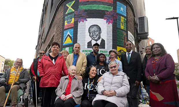 ‘Icon’: One of first Black doctors in Hackney honoured with mural outside Elsdale Surgery