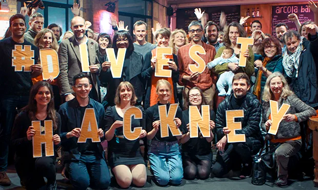 Pensions committee divestment credit Divest Hackney