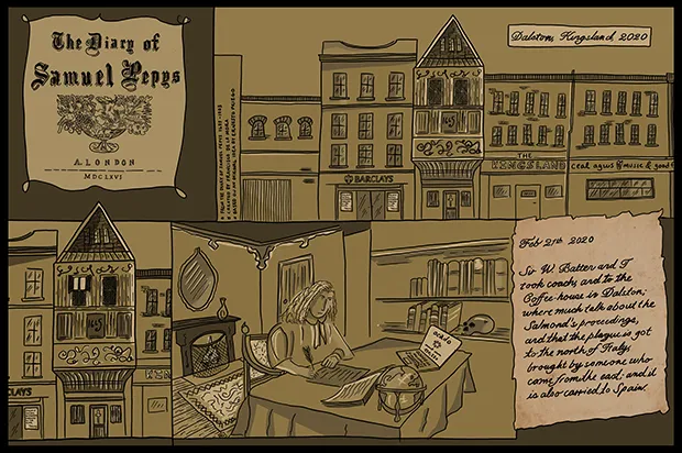 Comic: Lockdown Diary (part 1) by Francisco de la Mora