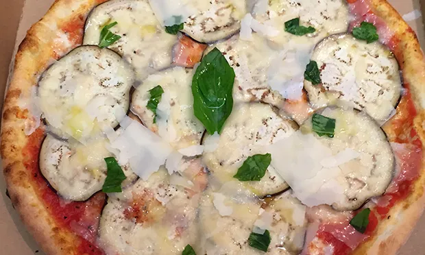 A Sbagliata pizza from Sourdough Saloon at the Lord Morpeth Pub