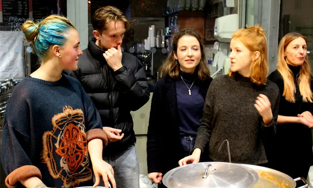 Refugee all stars: volunteers range from all walks of Hackney life